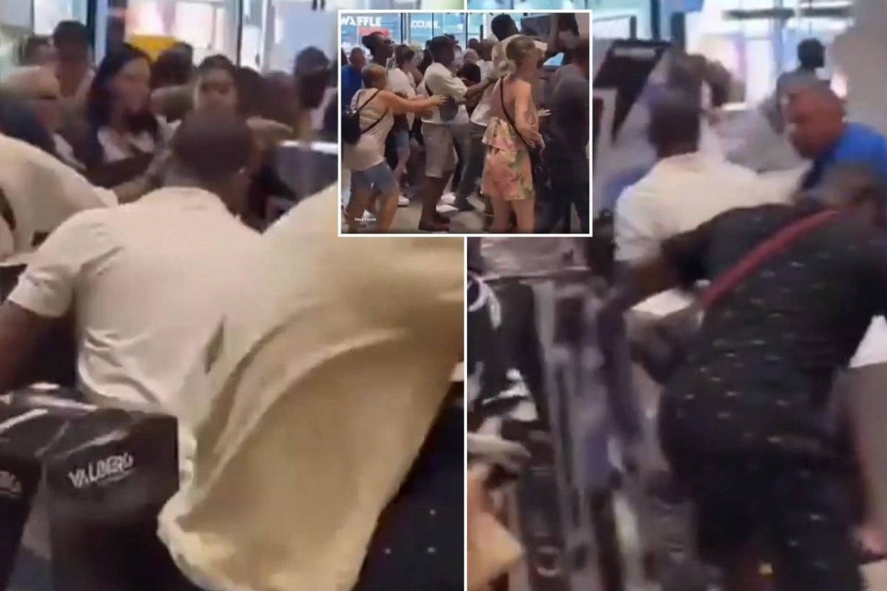 Al sana “medeniyetin beşiği” denilen Avrupa! Sıcaktan bunalınca, o ürün için markette birbirlerini böyle ezdiler