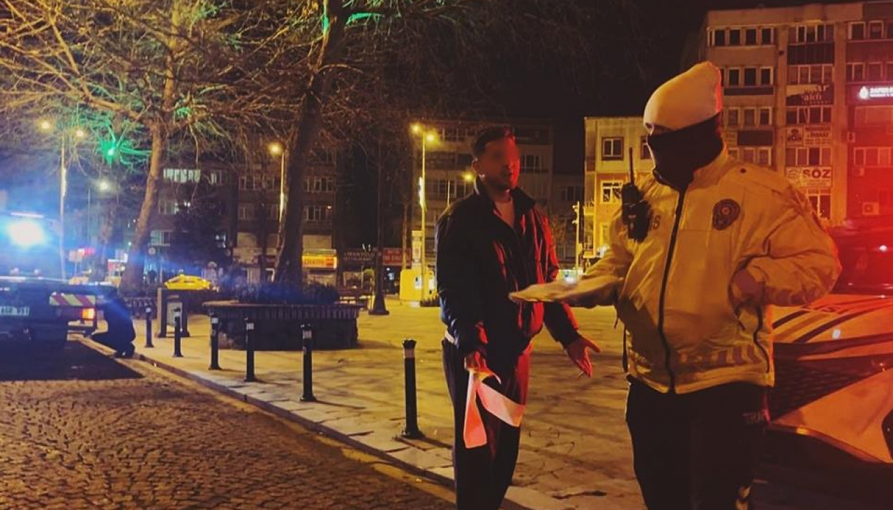 Alkollü sürücü polise böyle yalvardı 