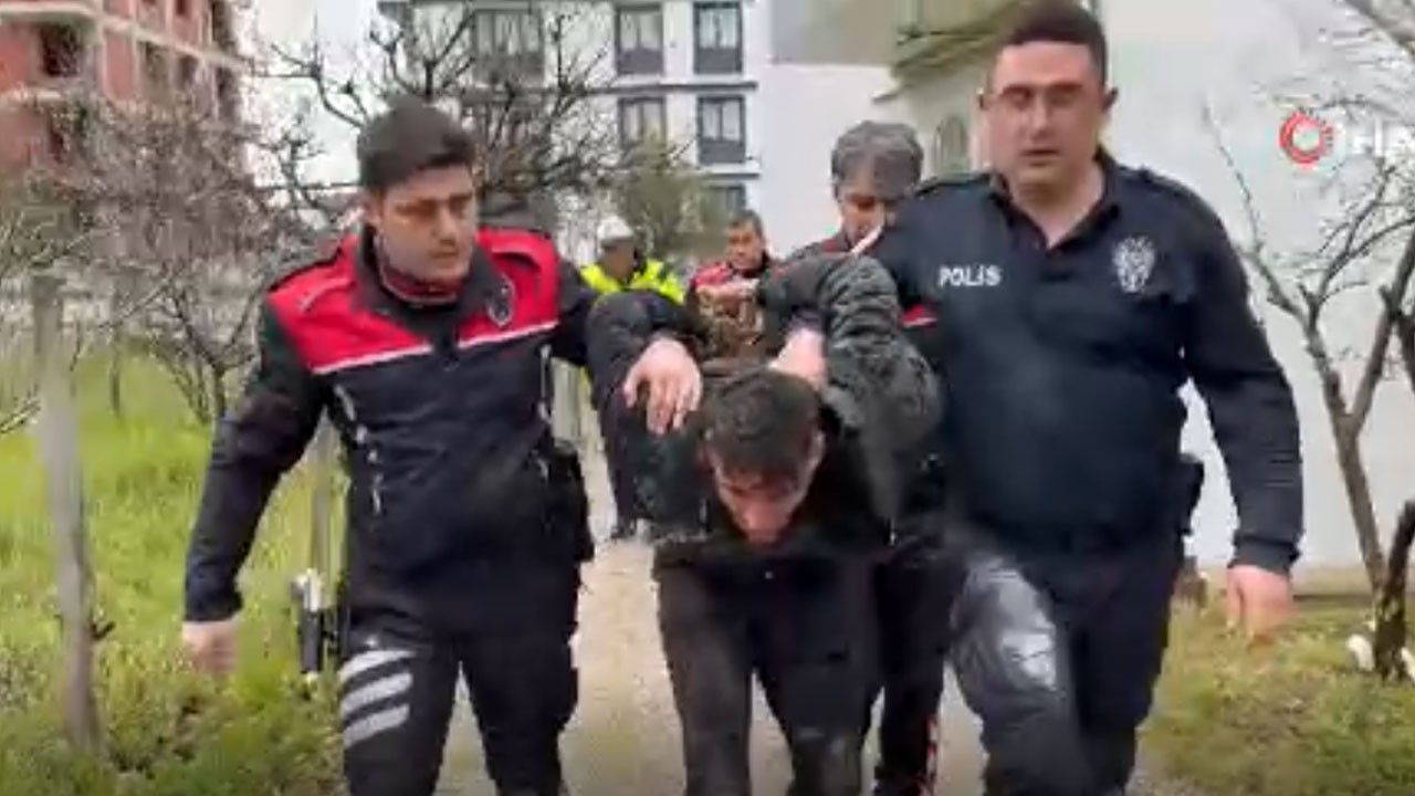 Ankara yolunda film gibi kovalamaca: Saklandığı bodrumda enselendi