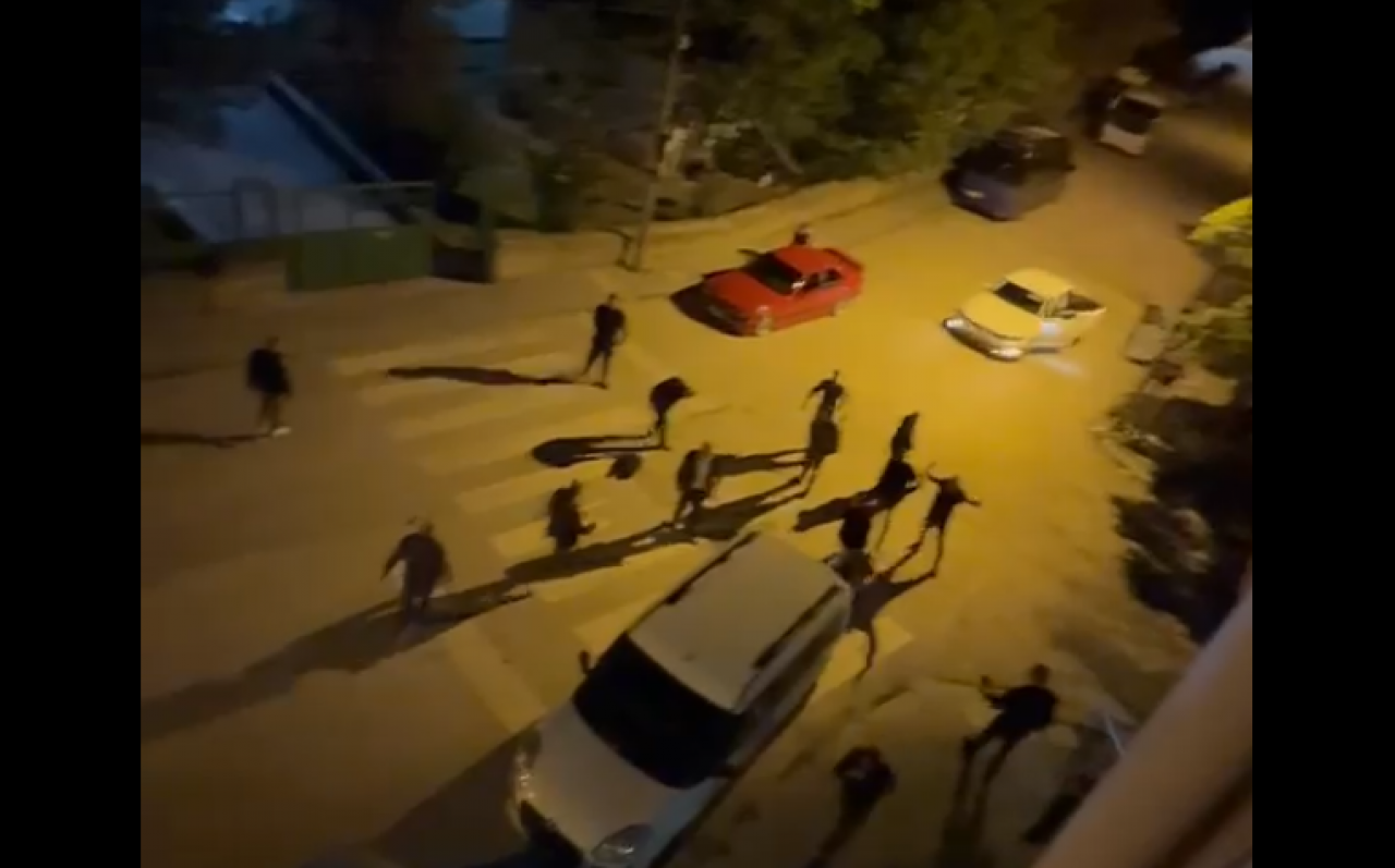 Ankara’da silahlı çatışma! Çocukların korku dolu çığlıkları kamerada