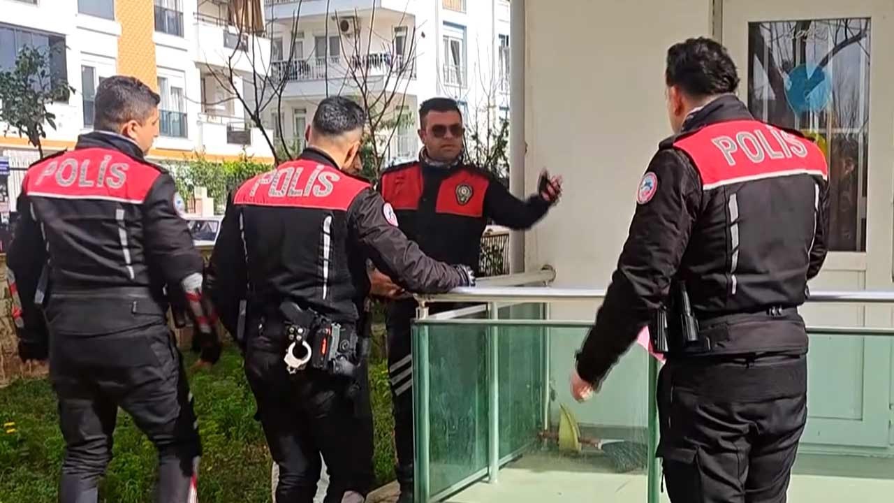 Apartman bahçesine sakladığı şey polisleri harekete geçirdi