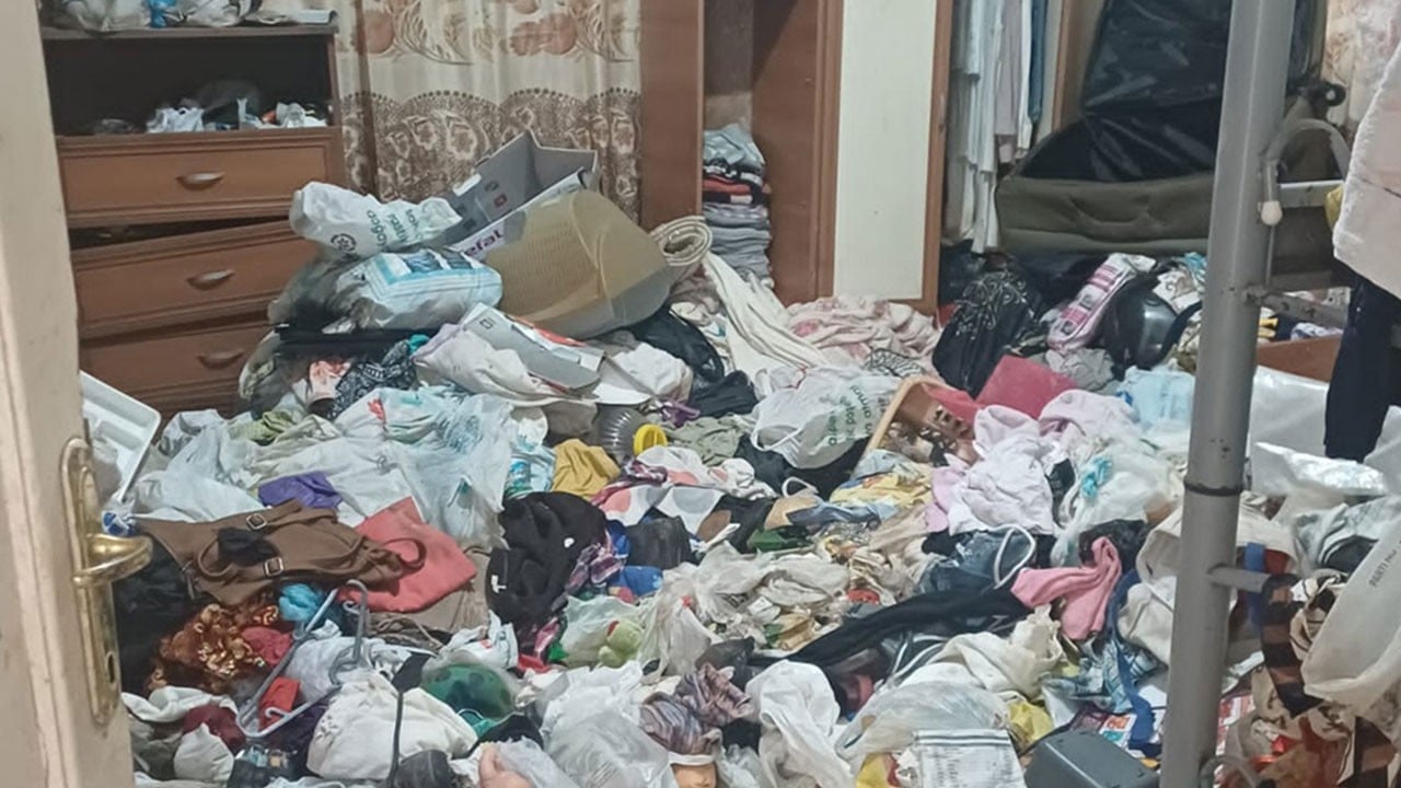 Ataşehir’de akılalmaz manzara! Kapı açılınca herkes şaşkına döndü