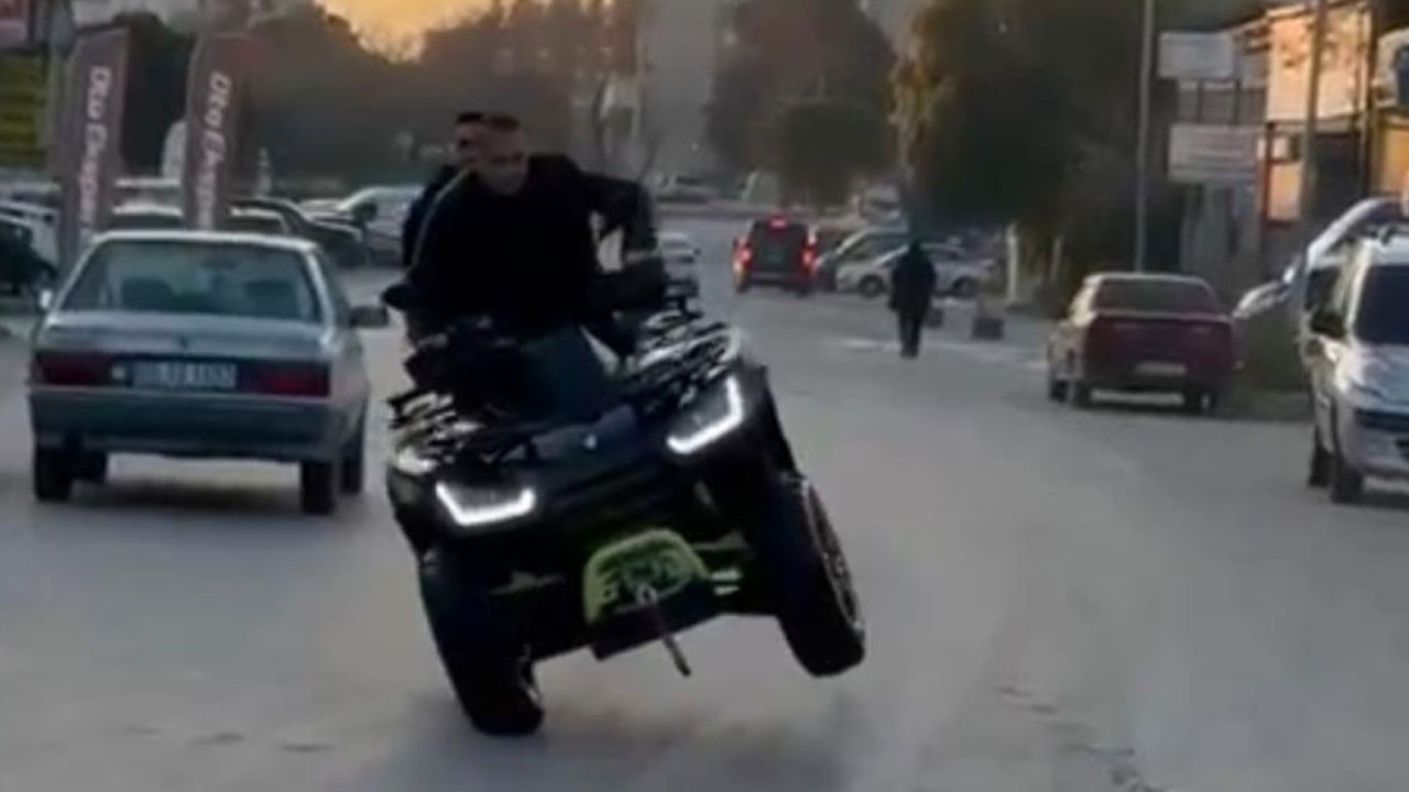 ATV ile yaptığı drift pahallıya patladı! 146 bin lira ceza yedi