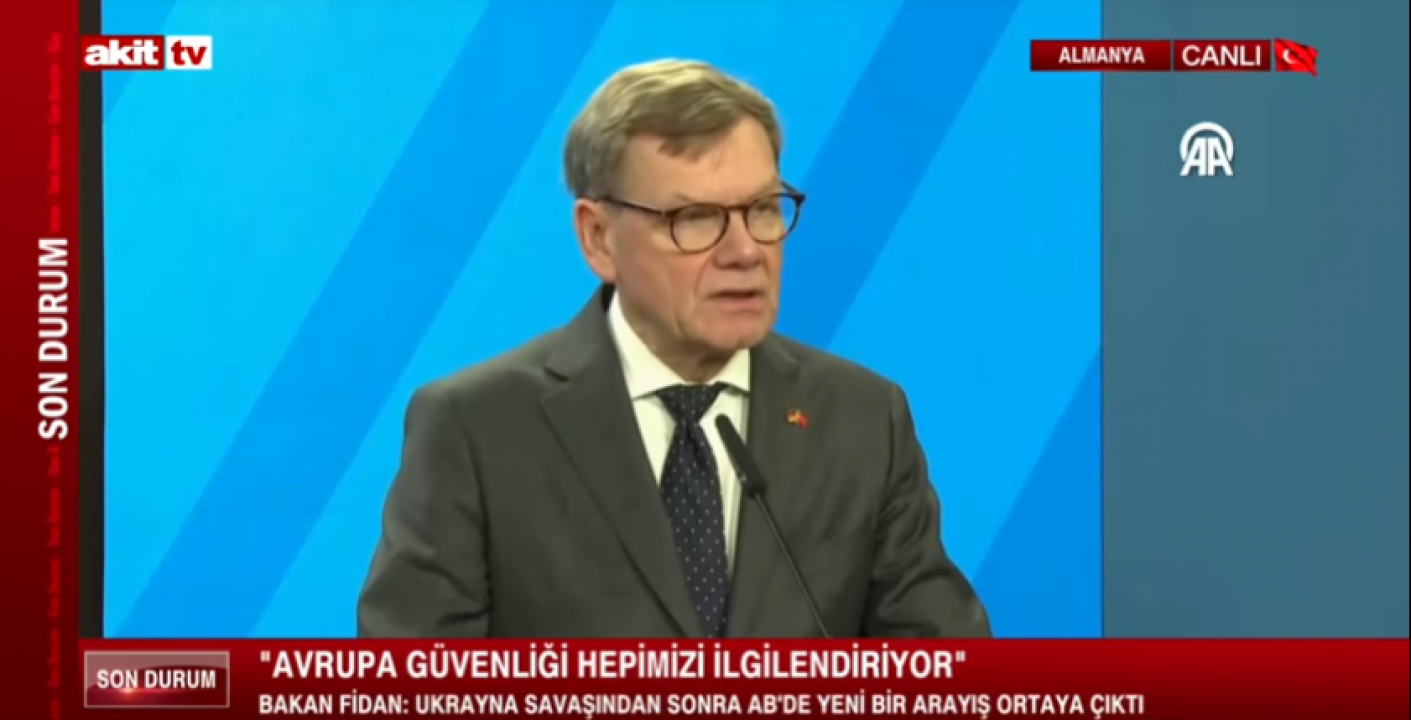 Bakan Fidan Alman meslektaşı ile ilgili açıklamalarda bulundu