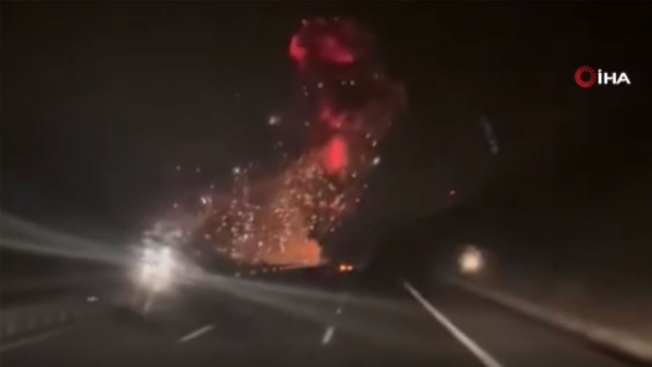 Balıkesir’de düşen F16 uçağının son görüntüleri ortaya çıktı