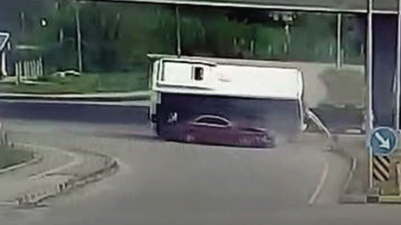 Bartın'daki korkunç kazanın görüntüsü ortaya çıktı!