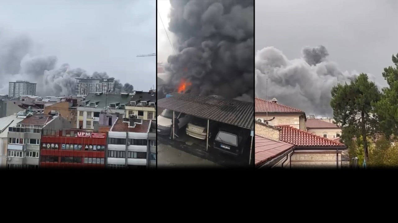 Bayrampaşa'da sanayi sitesinde yangın