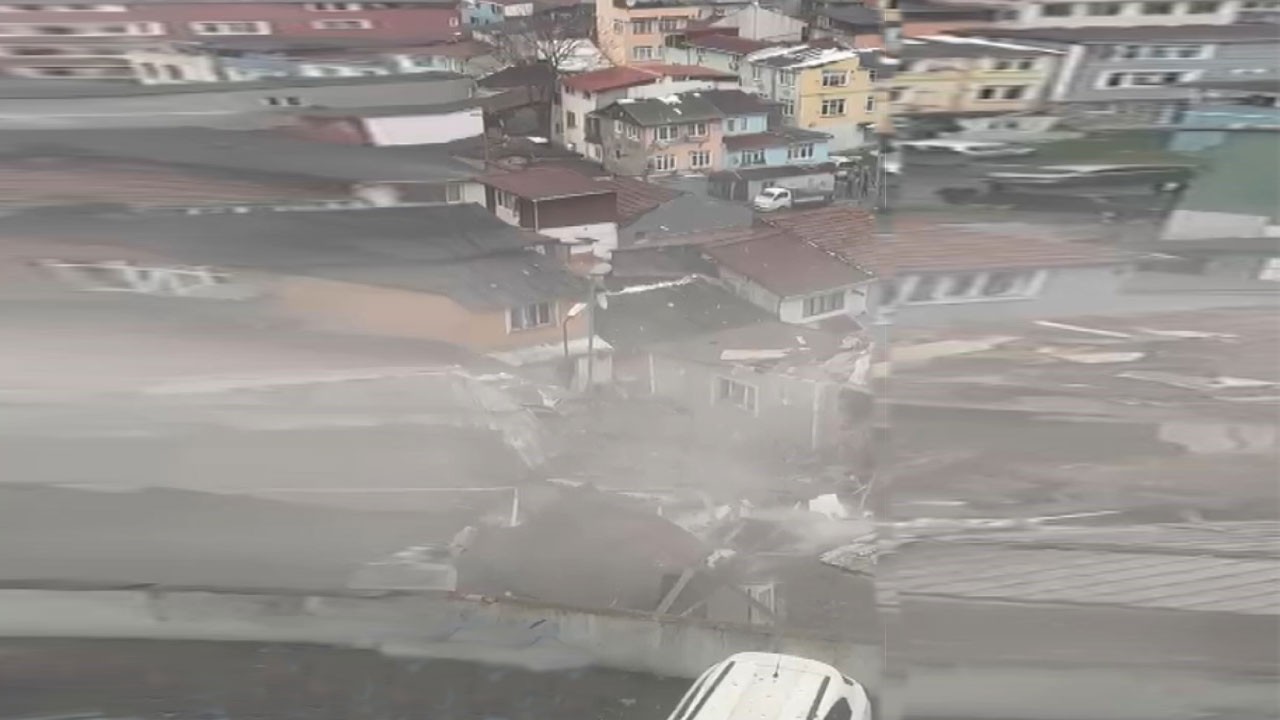 Binaların çökmesi sonrası yaşananlar kamerada! Enkaz çevresinden yeni görüntüler