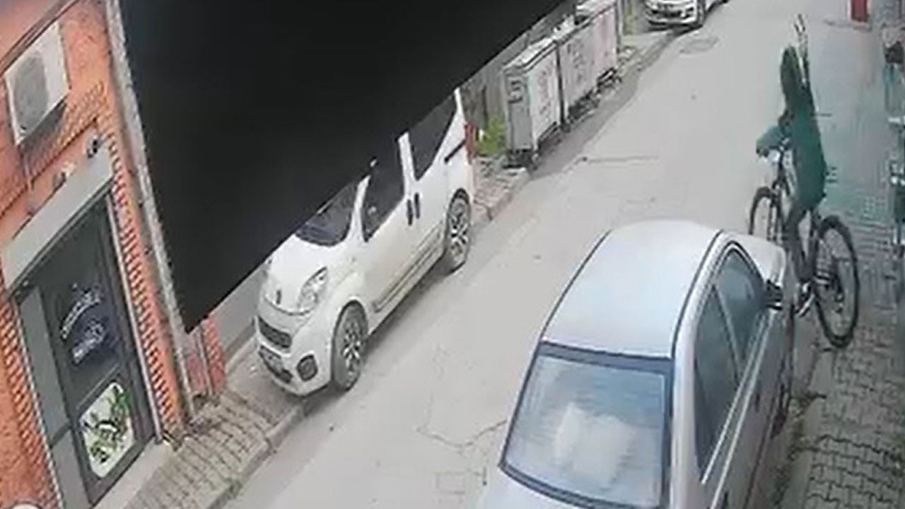 Bisikletini çalan kişiyle sokakta karşılaştı