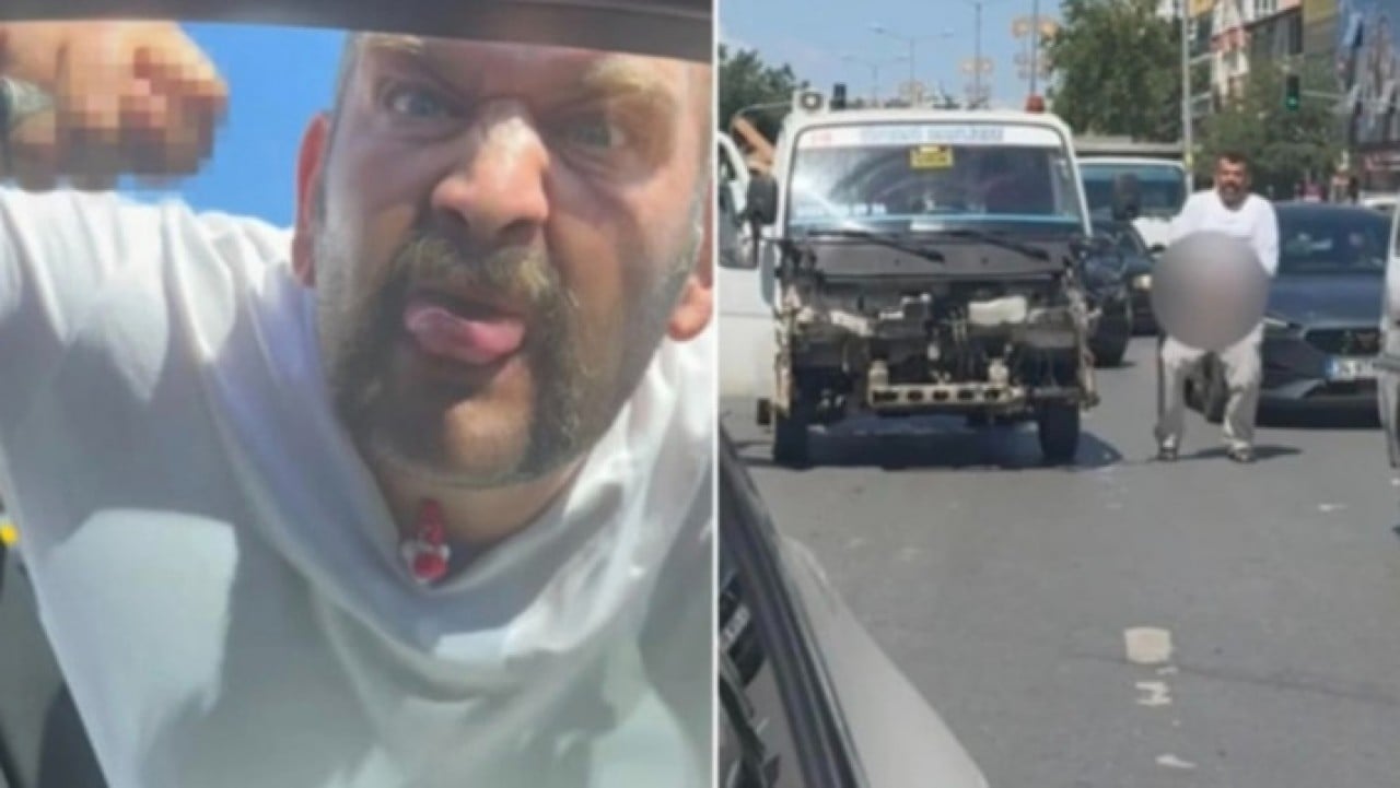Böyle iğrençlik görülmedi! Aman dikkat, bu sapık trafikte sizin de karşınıza çıkabilir