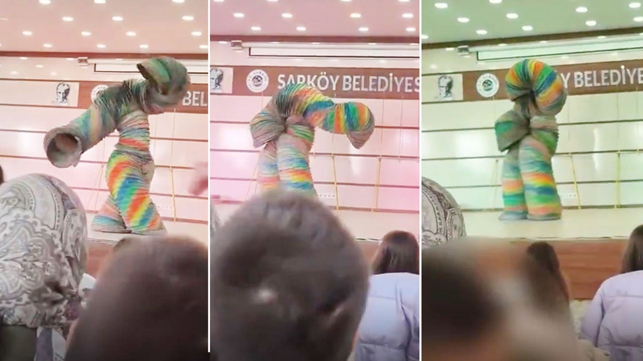 Böyle olur CHP’li belediyenin çocuk etkinliği! LGBT kıyafetli dansçıdan şok eden hayasızlık!