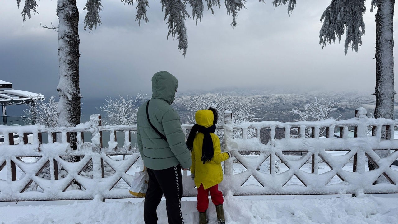 Boztepe’de kış keyfi başladı!