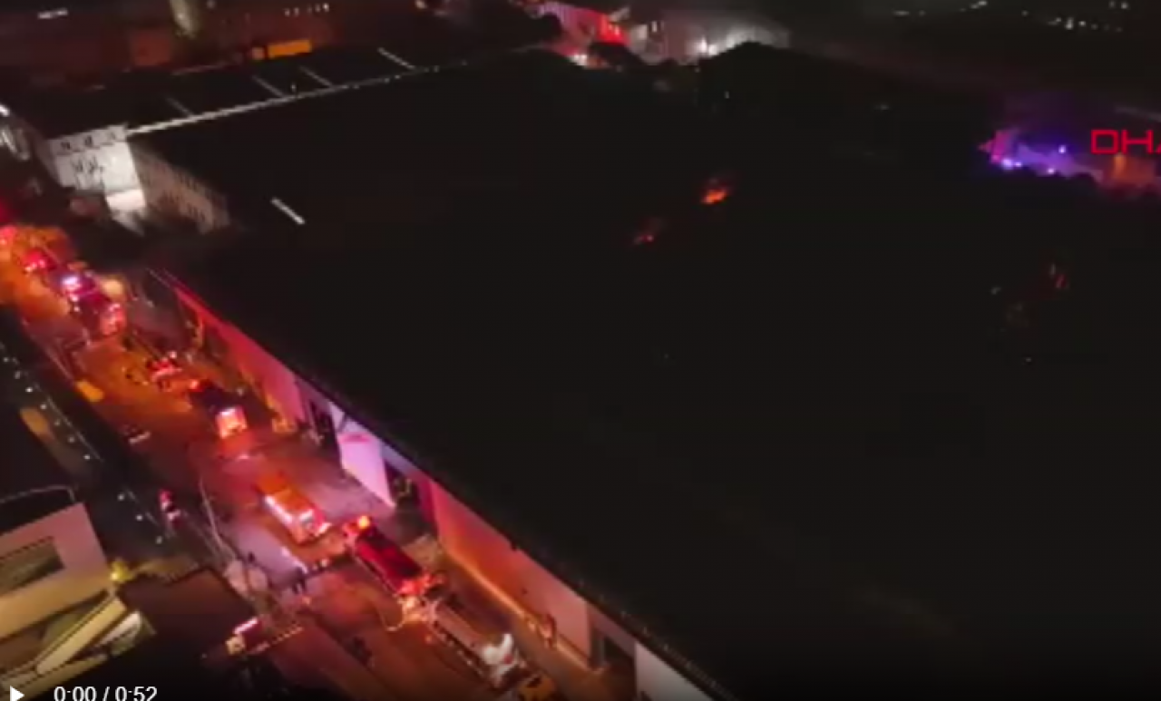 Bursa'da kimya fabrikası alevlere teslim! Sanayi bölgesinde korku dolu gece