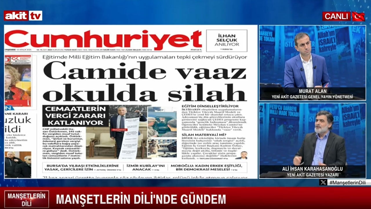 ‘Camide vaaz okulda silah’ öyle mi? Önce videoyu izleyin sonra Cumhuriyet’in ihanetine bakın
