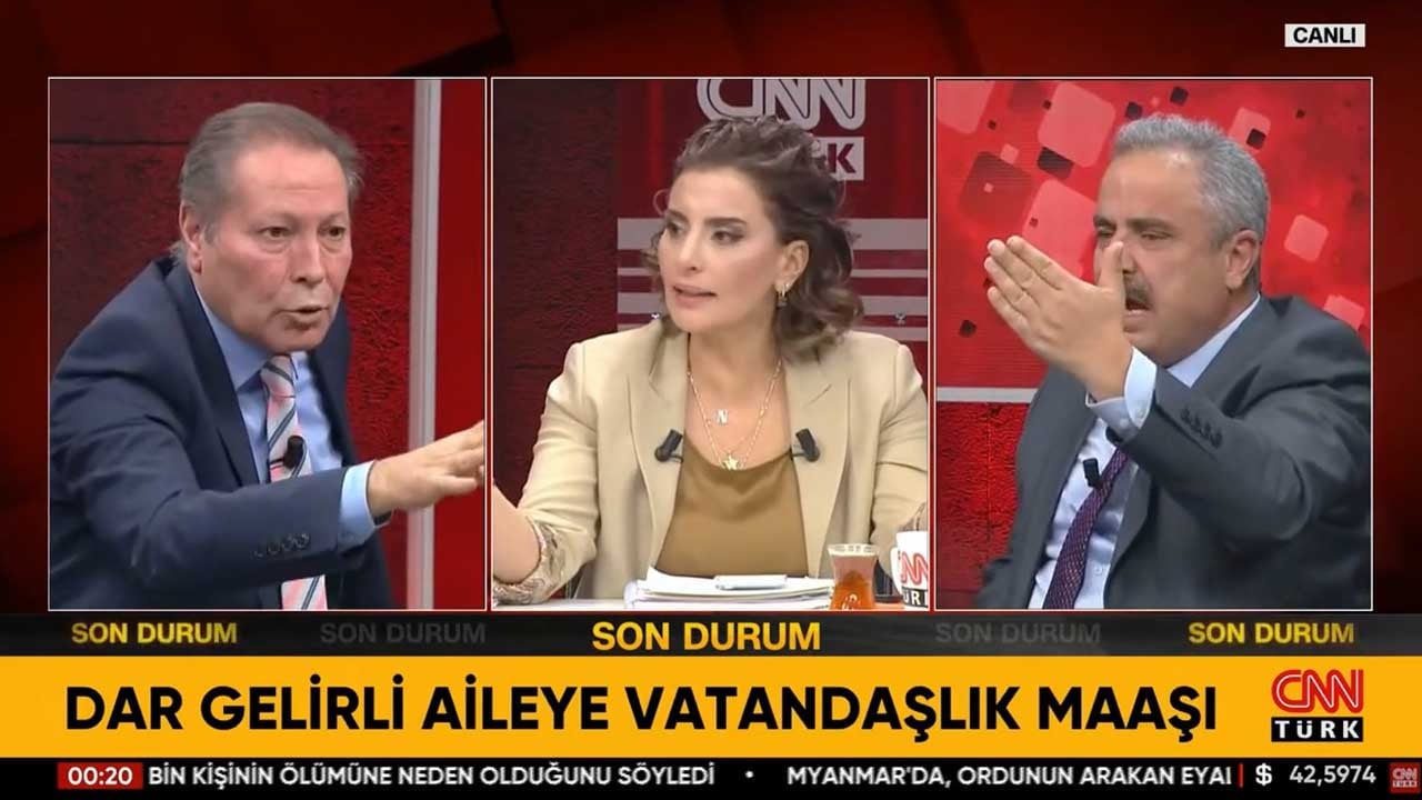 Canlı yayında gergin anlar: Terbiyesizlik yapma hani nerede bedava traktör!