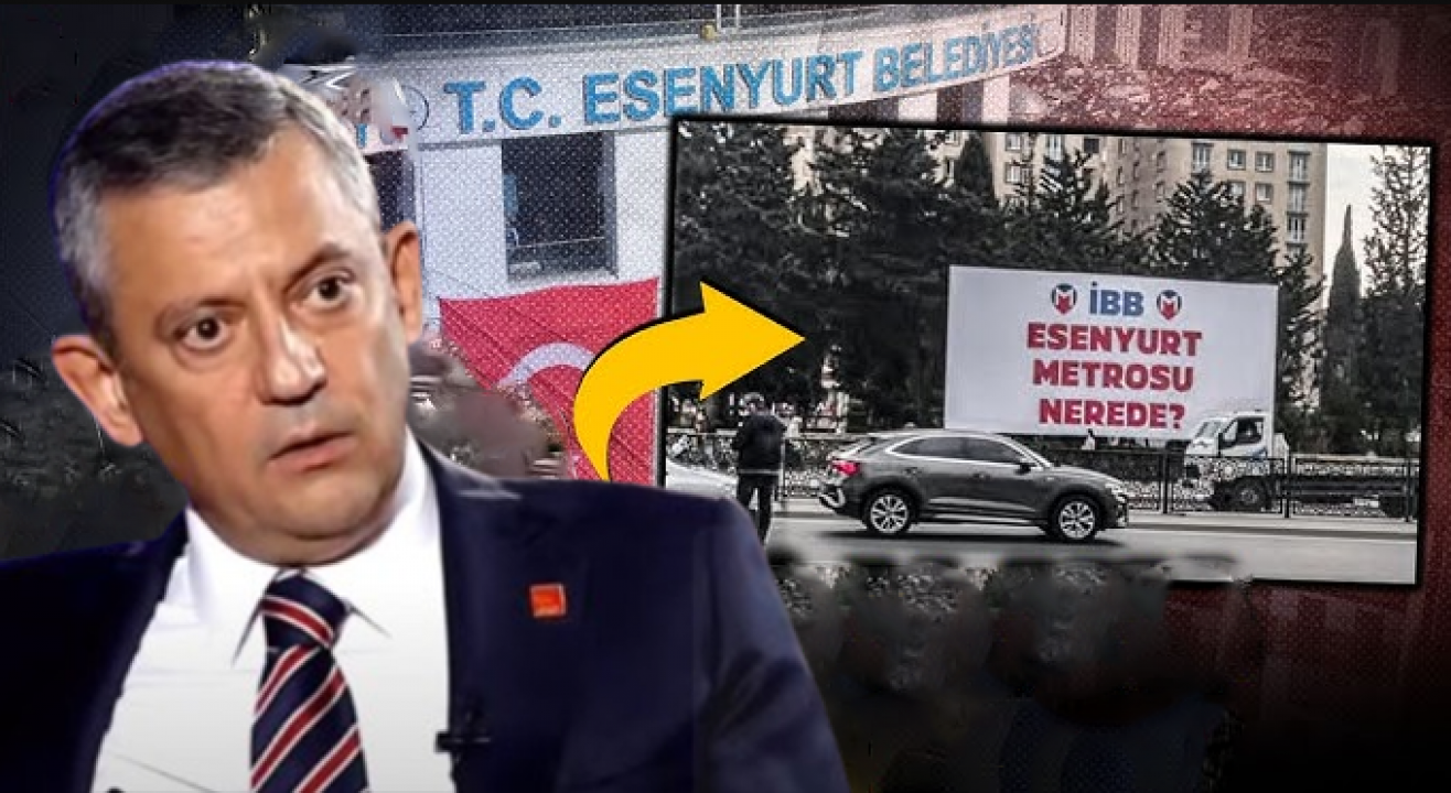 CHP’li İBB’nin metro yalanına ‘pankartlı’ isyan: Esenyurt metrosu nerede?