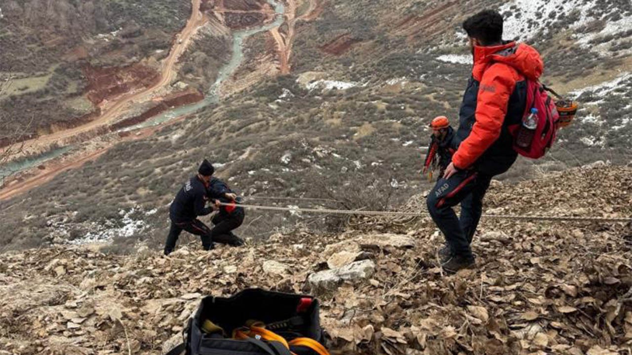 Çobanı ve dokuz keçiyi 3 gün sonra AFAD kurtardı