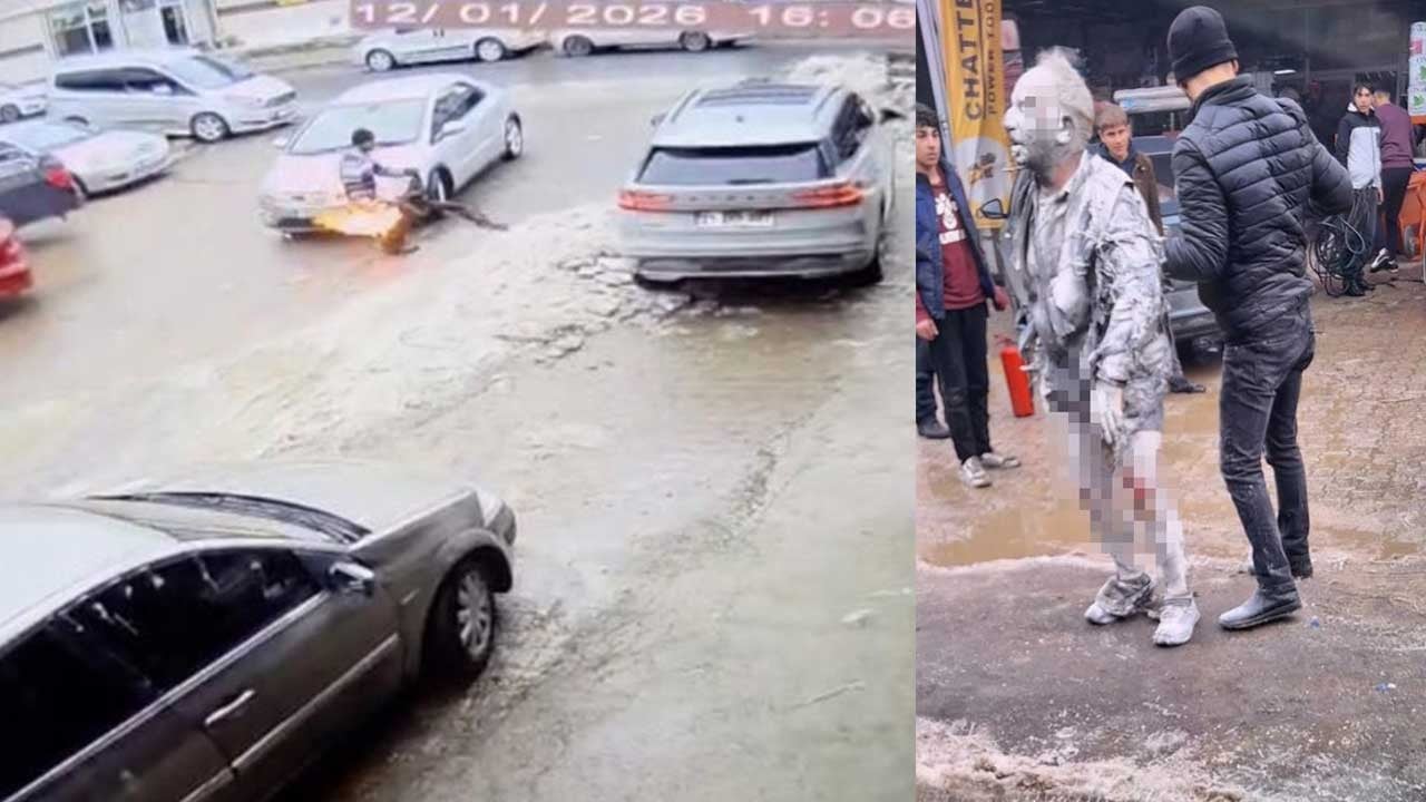 Diyarbakır'da korkutan patlama! O anlar kamerada