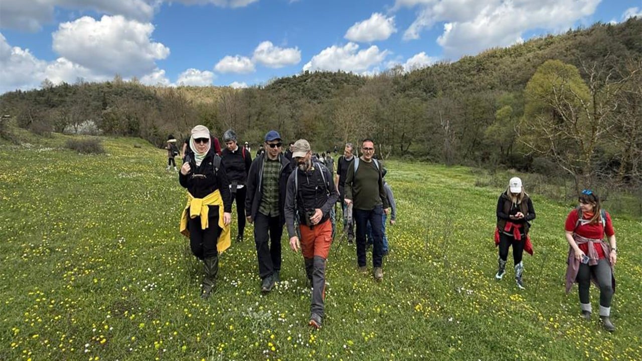 Doğa ve yürüyüş tutkunları Kocaeli'nde buluştu