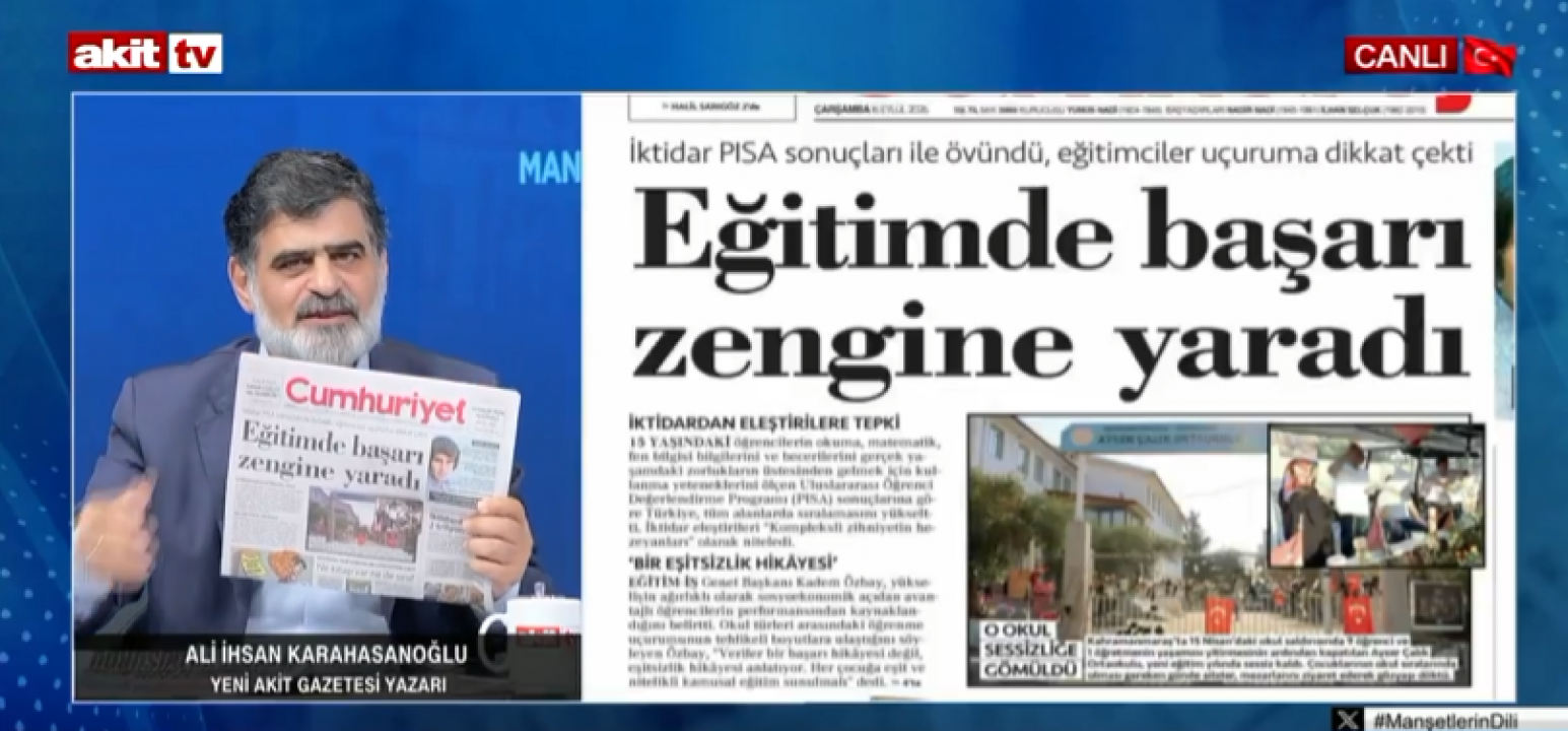 ‘Eğitimde başarı zengine yaradı’ ahlaksızlığı! Şarapçıların Cumhuriyet’i algı peşinde