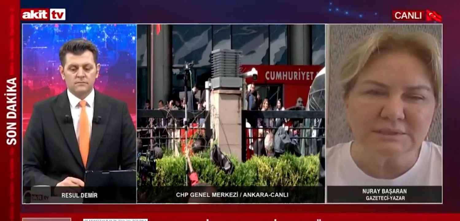 ‘Ekrem İmamoğlu bu ülke için çok büyük tehlike’ Nuray Başaran’dan Akit TV’ye özel açıklamalar