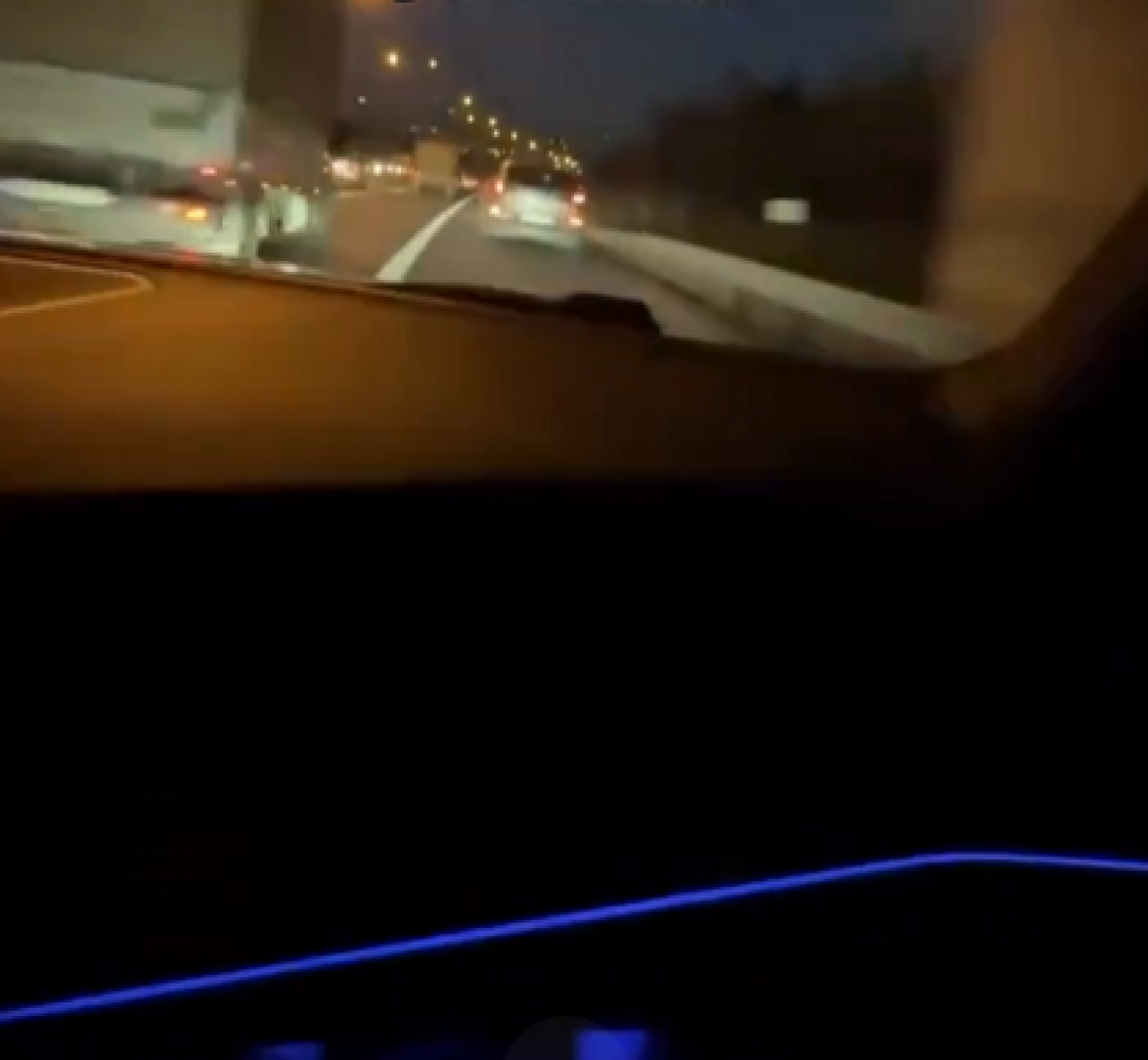 Emniyet şeridinde neden hız yapılmaz adlı çalışma! İstanbul’da hız tutkunu maganda dehşet saçtı