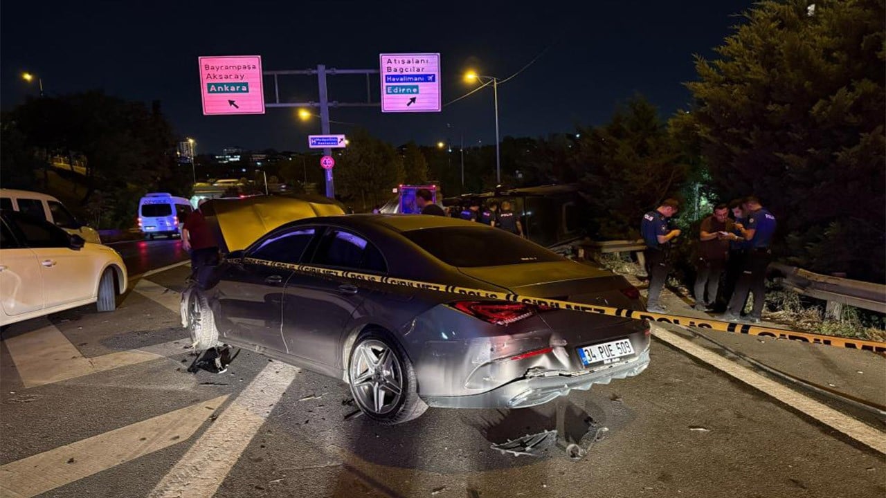 Esenler'de cinayet gibi trafik kazası 1 ölü 5 yaralı