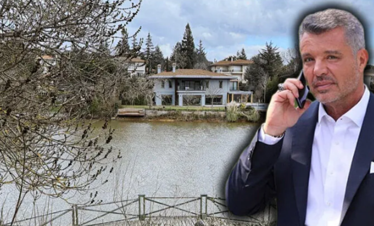 Fenerbahçe Başkanı Sadettin Saran’ın villası dron ile havadan görüntülendi