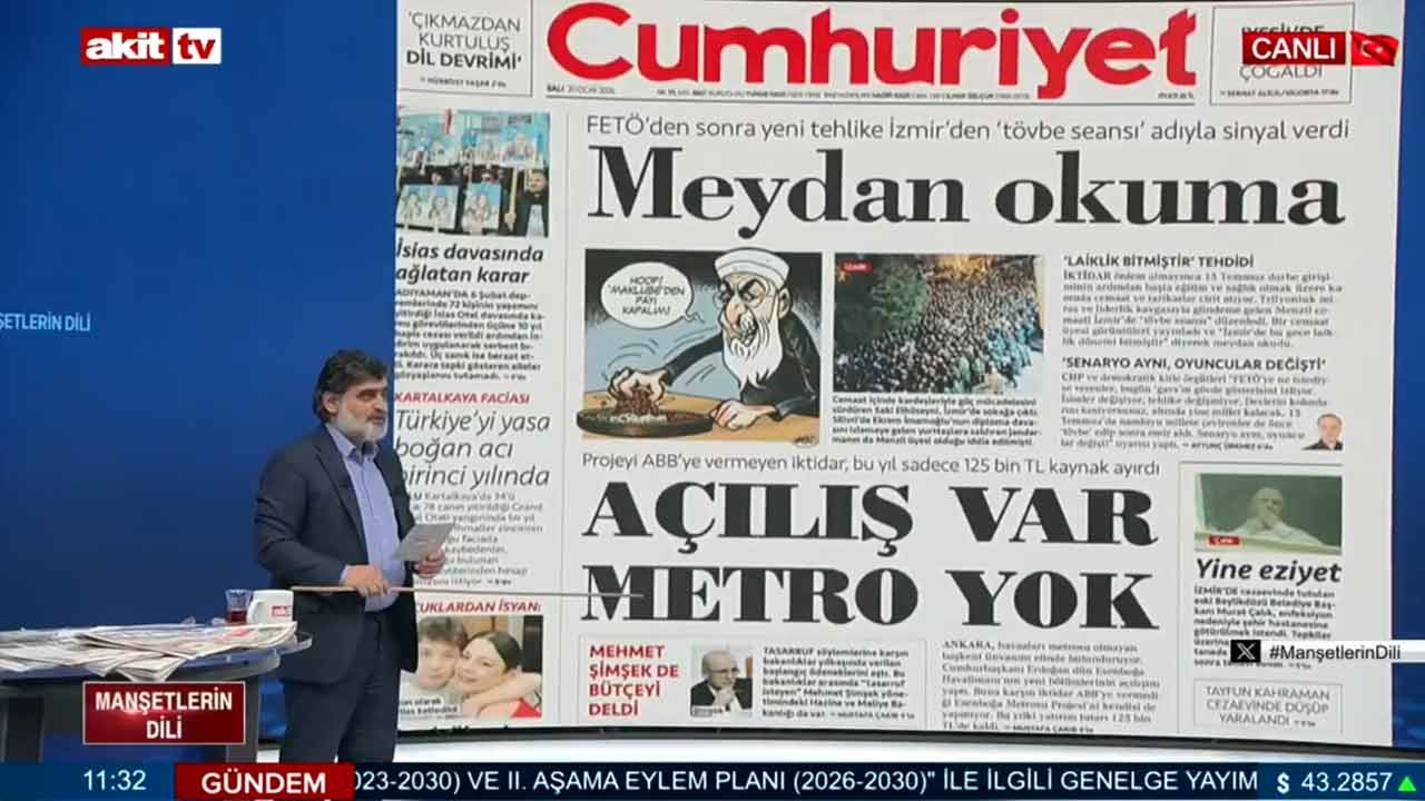 FETÖ kuklası Cumhuriyet’in maskesi iniyor! Menzil’e saldırının arkasındaki gerçek