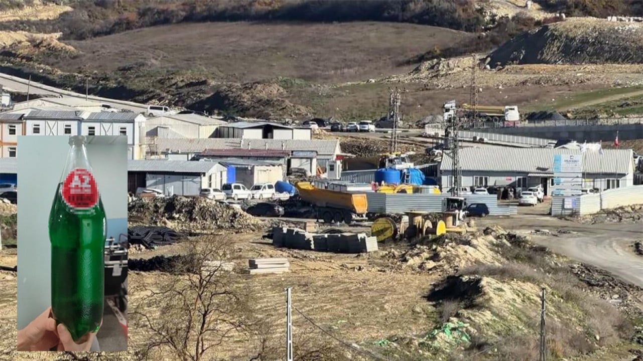 Gazoz şişesindeki antifrizi içen kamyon şoförü hastanelik oldu