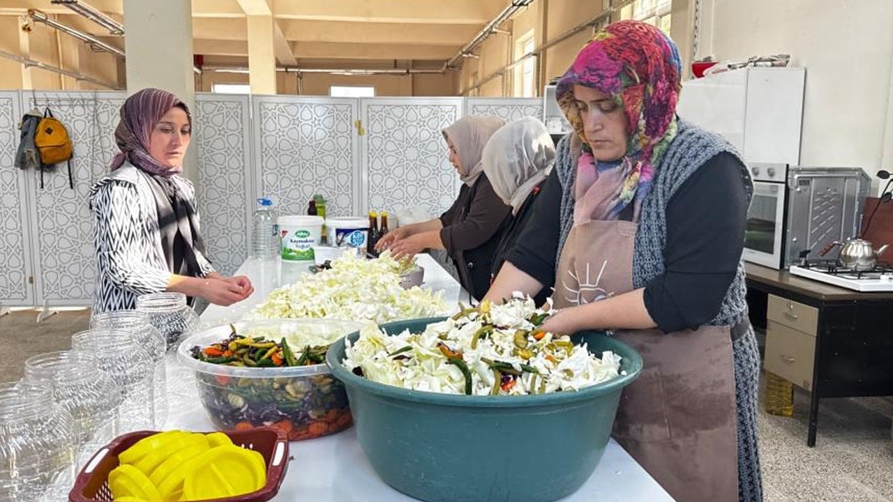 Geleneksel yollarla elde edilen sıra dışı yemek: Lahana turşusu! Ağrı'da yetişiyor