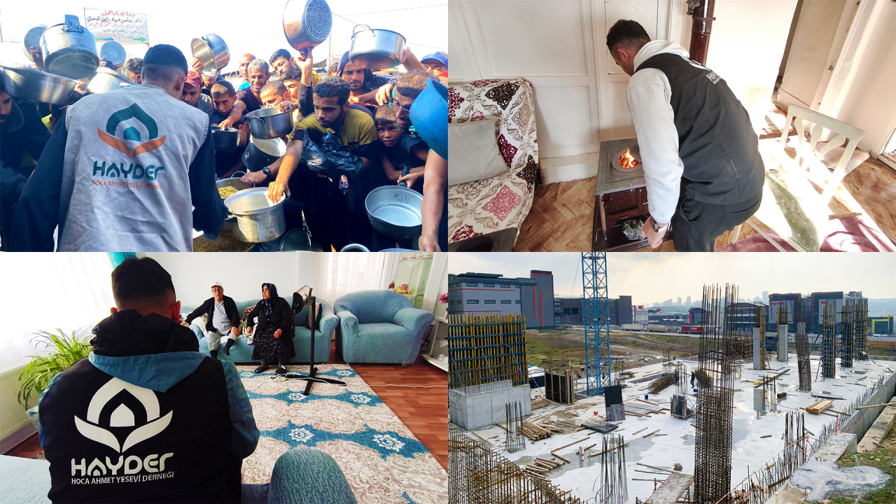 HAYDER, Kasım Ayında da On Binlerce İhtiyaç Sahibine Umut Oldu, Yesevi Merhametini Ümmet Coğrafyasına Taşıdı!