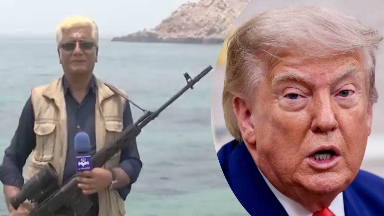 Haydut ABD ne umdu ne buldu! İranlı muhabirden Trump'ı çıldırtacak görüntü
