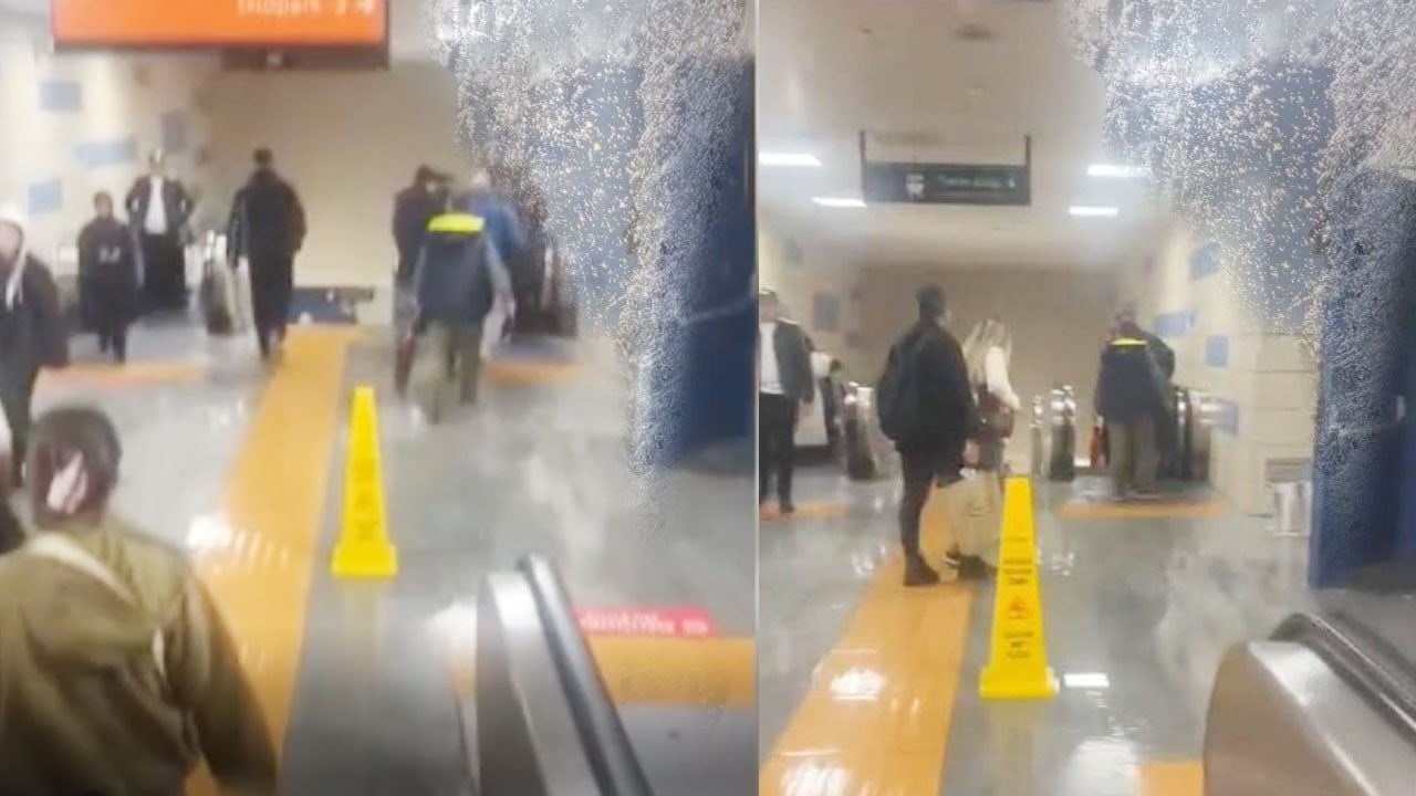 Her şey çok güzel oluyor! Hacıosman metrosunda şelale dönemi