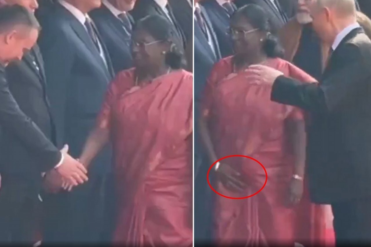 Hindistan’ın kadın cumhurbaşkanından Putin’in önünde olay hareket! Törene damga vurdu