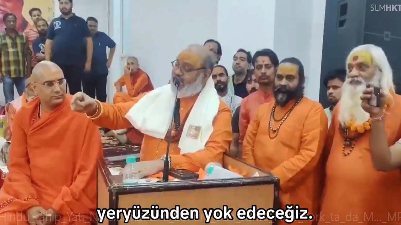 Hindu rahip nefret kustu: İslam’ı yok edeceğiz!