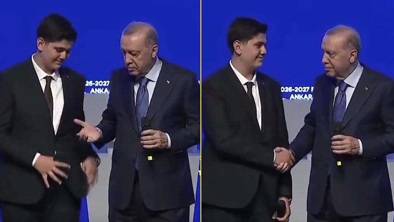 İmam Hatipli öğrencinin duası Cumhurbaşkanı Erdoğan'ın beğenisini aldı