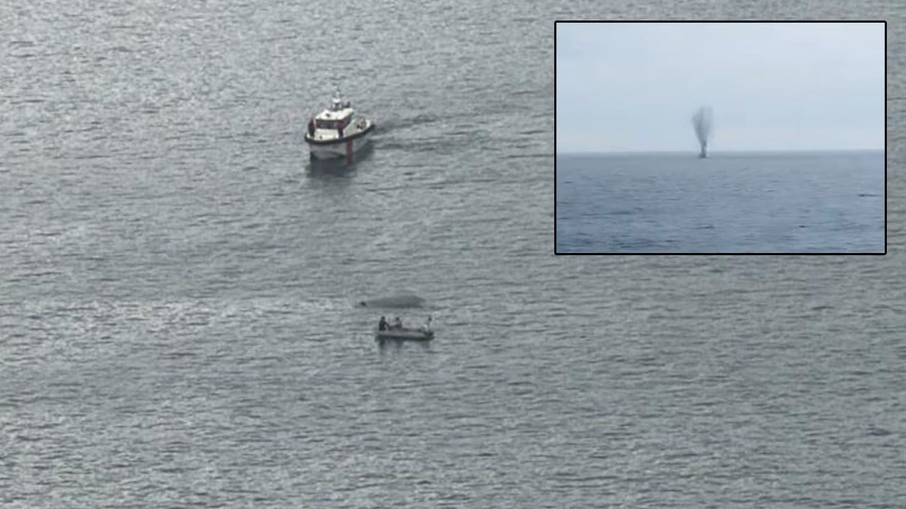 İnsansız deniz aracı açık denizde imha edildi