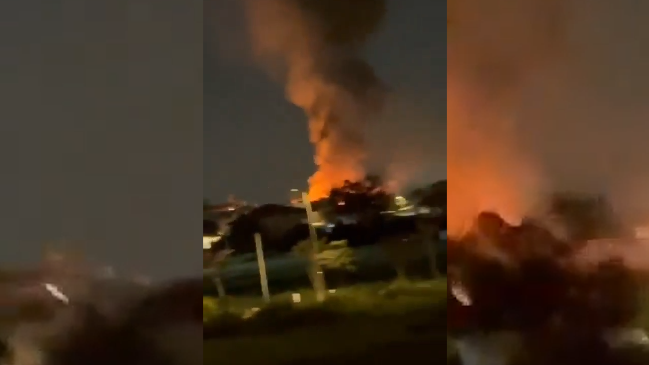 İsrail yanıyor! İran füzeleri havalimanını kullanılamaz hale getirdi