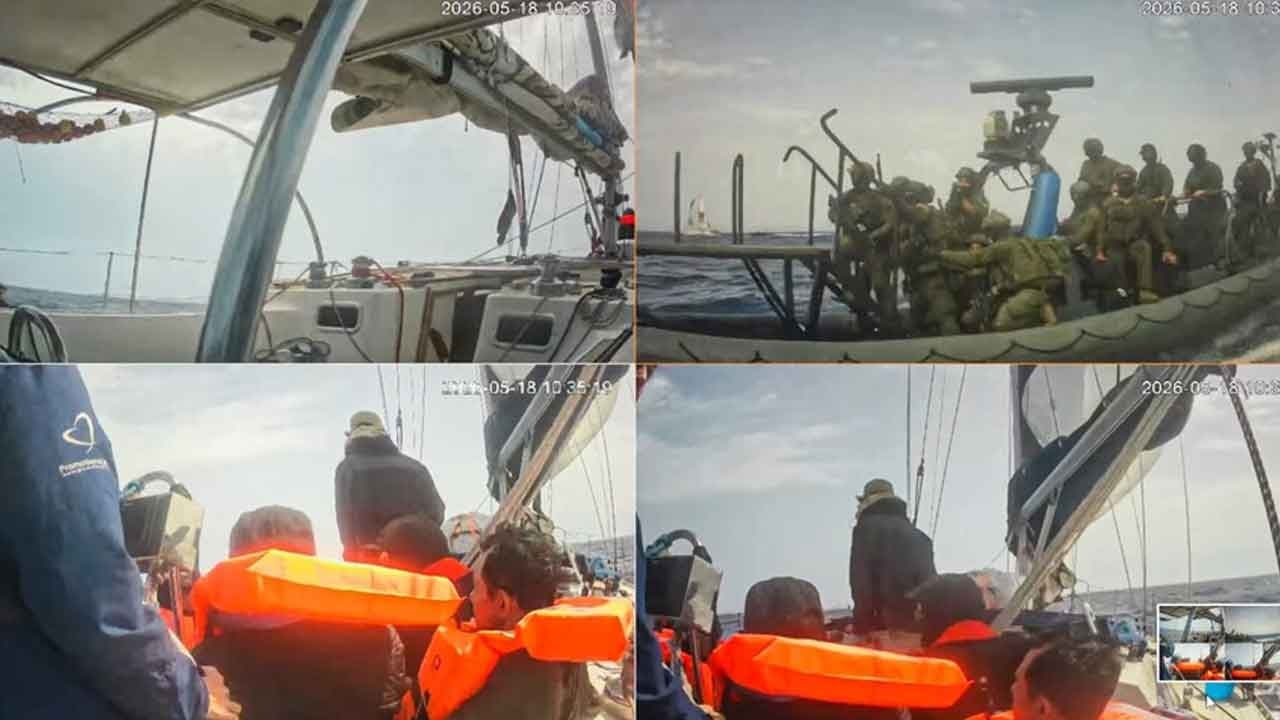 İsrail'in bebek katili askerleri Küresel Sumud Filosu'na ateş açtı