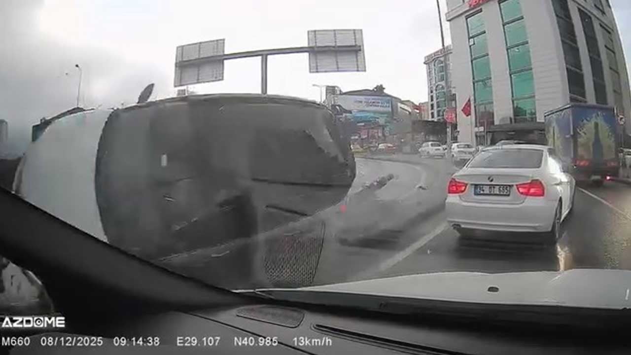 İstanbul'da dehşet anları! 