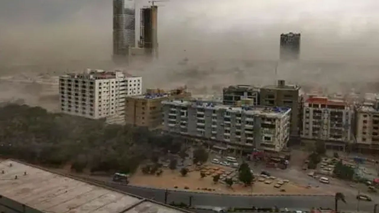 Kardeş ülkede toz fırtınası! 4 ölü, 60 yaralı