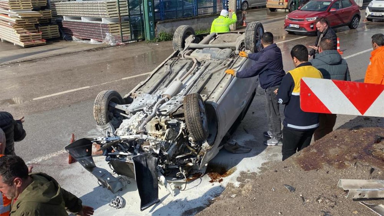 Kocaeli'de aynı yerde 5 saat arayla ikinci kaza