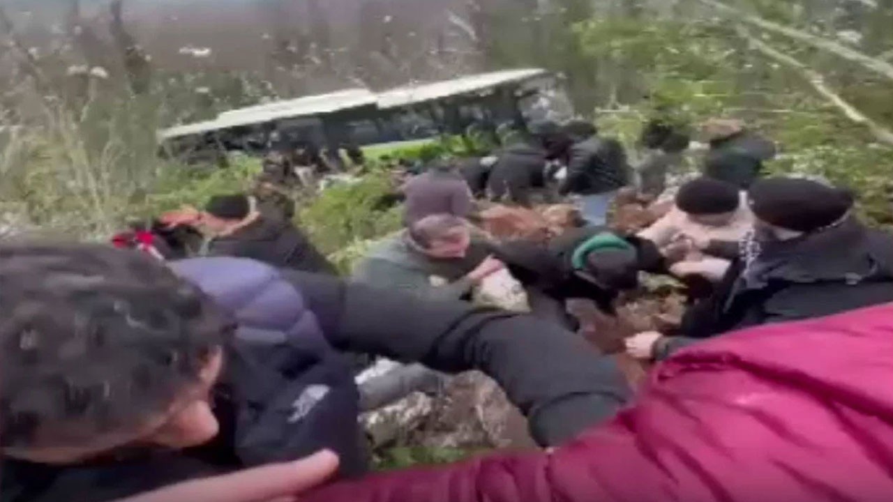 Kocaeli’nde feci otobüs kazası! Çok sayıda yaralı var