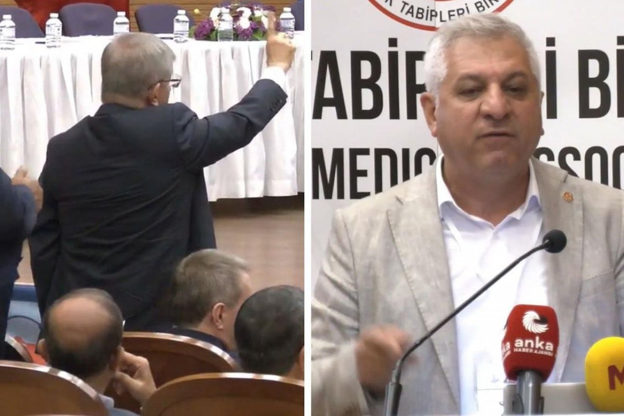 Kongrede ortalık çok fena karıştı! Ahmet Davutoğlu’nu hiç bu kadar sinirli görmediniz