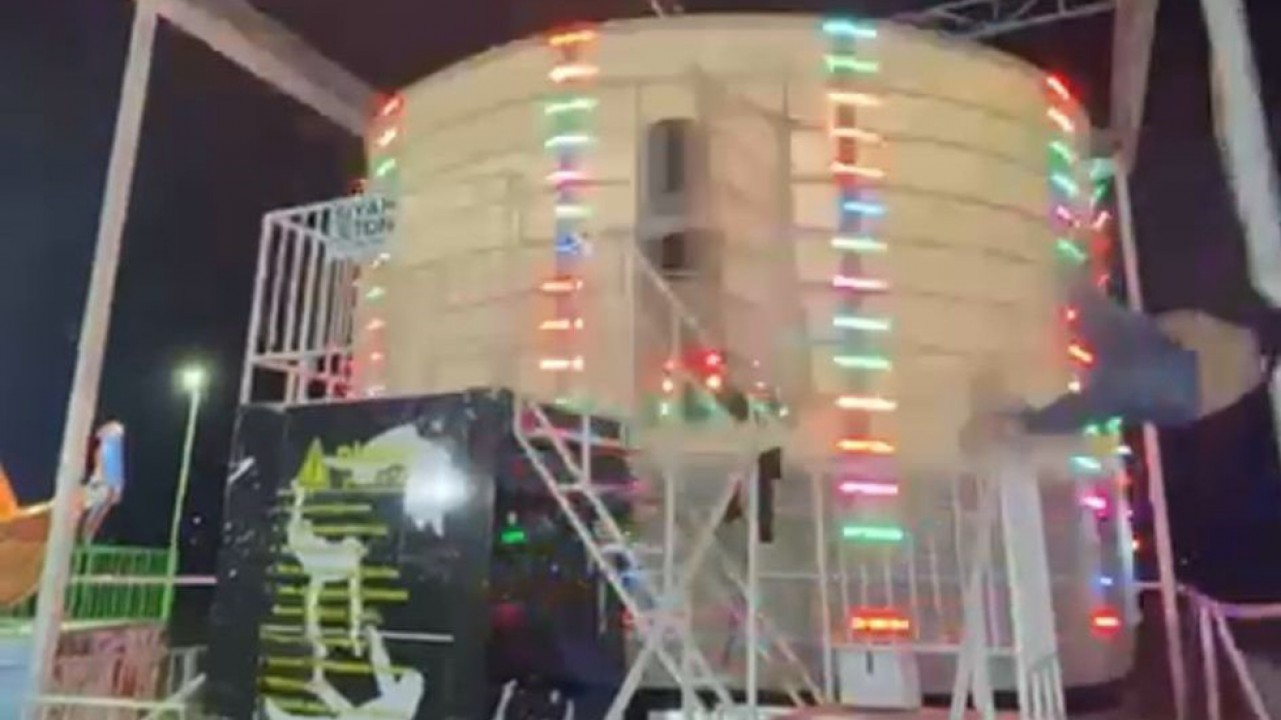 Lunaparkta facia! 1 kişinin öldüğü dehşet anları kamerada