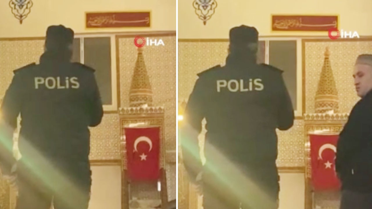 Maşallah! Namaza giden emniyet müdürü müezzinlik yaptı