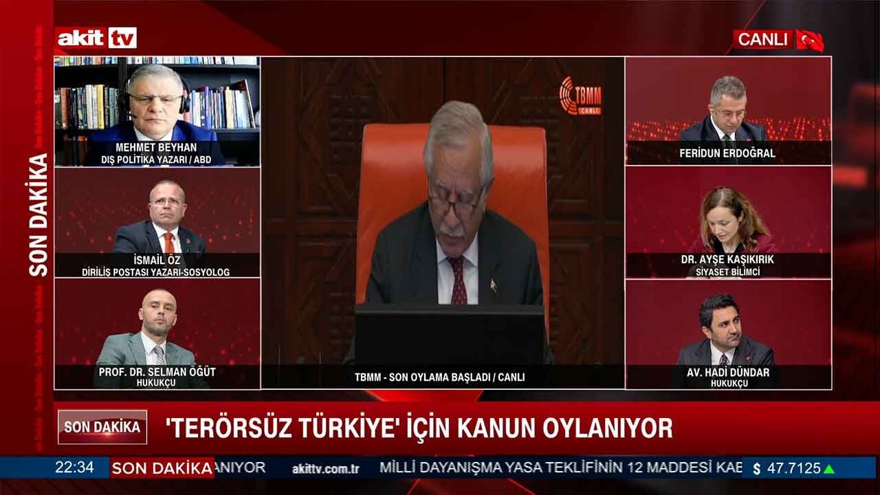 Meclis'te tarihi gece! Terörsüz Türkiye için çerçeve kanun teklifi kabul edildi