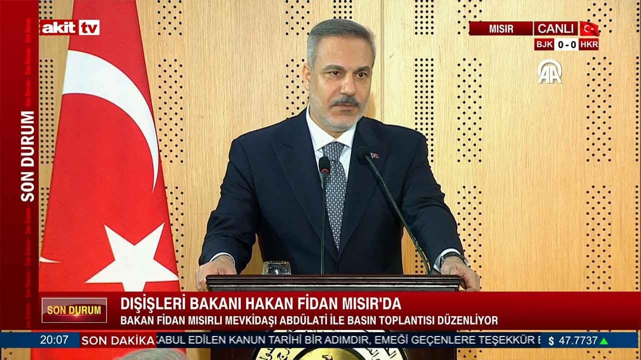 Mısır ile tarihi temas! Dışişleri Bakanı Hakan Fidan duyurdu: Dev adımlar atılıyor!