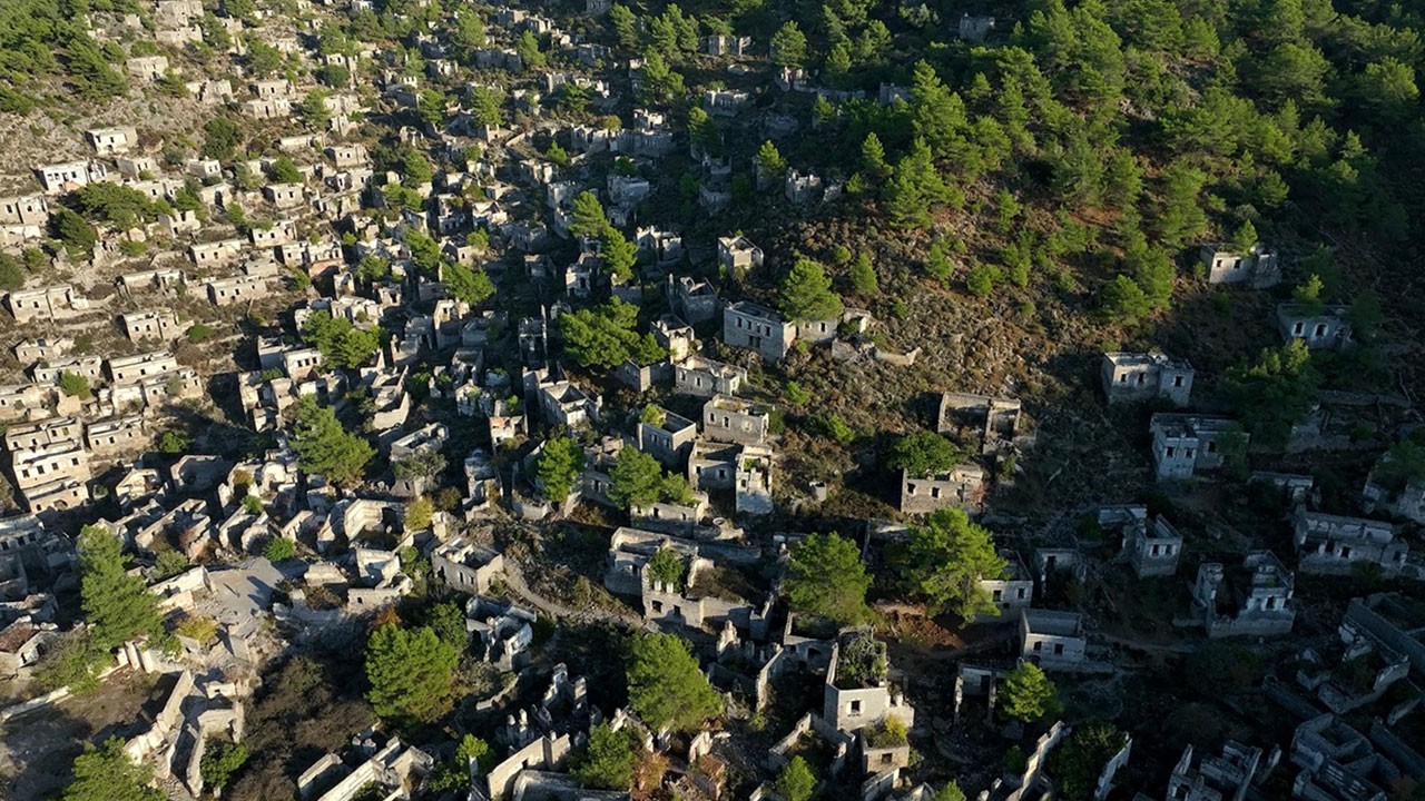 Muğla'nın hayalet köyü! Burası 69 yıl önce terk edildi